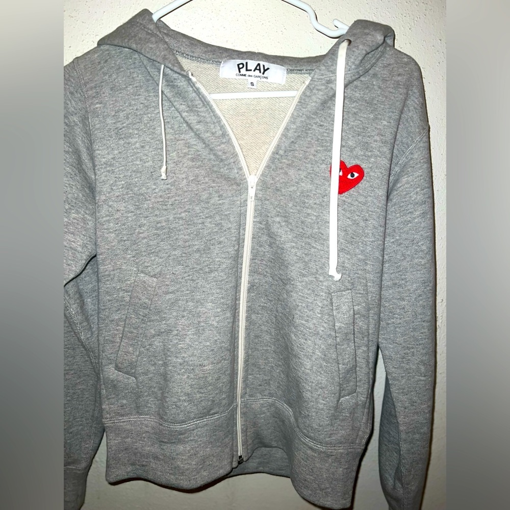 Comme des Garçon Play Zip Up Hoodie